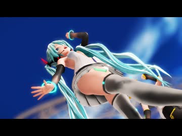 【MMD】つみ式初音ミクで「楽園PROJECT」【Ray-MMD】