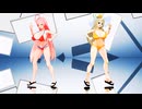 【ブルアカMMD】水着ノノミハナコでハートキャッチ☆パラダイス