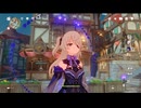 原神　雷電将軍＆フィッシュル＆ナヒーダでデイリー任務#６３０。地脈の花