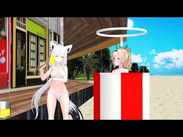 【MMD】某きつねがいらずらペイントします【R-18】
