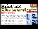【TAB】Enfermo / Kiko Loureiro｜イントロ速弾きギター＆ピッキング徹底練習（BPM20–135）