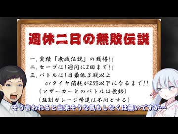 WEEK1【首都高バトル】つくよみちゃん、週休二日の無敗伝説。【縛りプレイ】