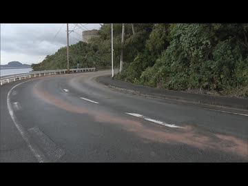 北九州市の県道で軽乗用車が電柱に衝突　高齢男性死亡　同乗の孫重傷