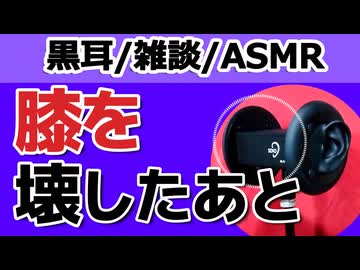 【雑談】膝を壊したあと【ASMR・心音・黒耳】