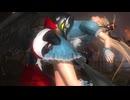 【DOA5 ryona】力強く抱き締められ生気を吸い取られるマリー