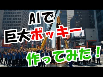 【ポッキー＆プリッツの日】AIで巨大ポッキー作ってみた！！【生成AI】