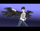 【MMDアクセサリ配布あり】改変物理入り翼モデル　AL・色変えモーフ付き