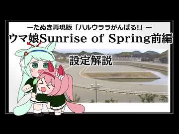 【ハルウララがんばる!】ウマ娘Sunrise of Spring 前編・設定解説【ウマ娘たぬき】