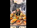 ホモと見るおいしそうにエジプト料理を食う黒人インフルエンサー
