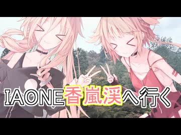 IAONE香嵐渓に行く