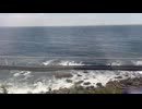 太平洋 海岸線の車窓
