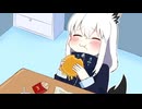 フブさんの自由すぎるチーズバーガーの食べ方【ホロライブ手描き切り抜き/白上フブキ】