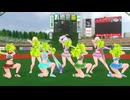 【MMD】７人のチアリーダーで被害妄想携帯女子（笑）【カメラ移動・字幕無】（1080p_60fps）