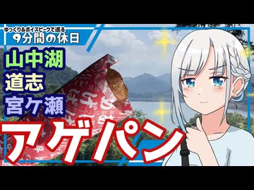 【ゆっくりボイピ車載】夏の終わりの山中湖道志宮ケ瀬～その3(完)【9分間の休日】