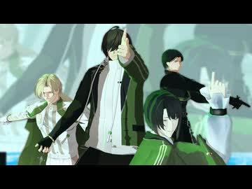 【mmd刀剣乱舞】(カメラ配布あり) イアイア★ナイトオブデザイア【松井江・桑名江・富田江・稲葉江】