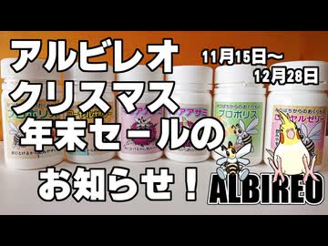 アルビレオXmas年末セール2025のお知らせ！
