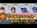 【Gジェネエターナル】11/14最新版！MPアップ持ちパイロット全30選。【ジージェネエターナル】【GGET】