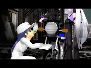 【らぶ式モデル誕生祭2025】参加作品_ミクさんのツーリング?2