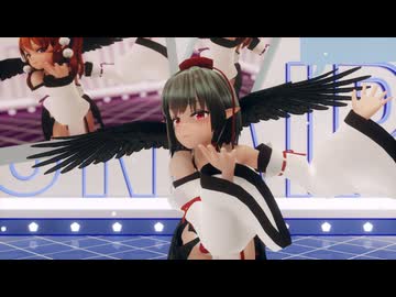 【東方MMD】射命丸文さんで『バブルの素敵なフルコース』【カメラ配布あり】