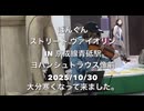 ぱんくん ストリート ヴァイオリン IN 京成線青砥駅 ヨハンシュトラウス像前 2025.10..30 大分寒くなって来ました。（企画: NPO法人やたがらす）