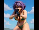 ライフルを構える
