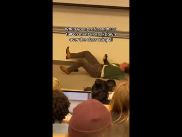 ホモと見るAIを使う学生にキレる教授