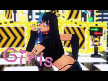 【MMD】ギャル衣装で『Girls(MARiA)』を踊ってみた[HD/60fps]【#Vtuber / #眞白そら】