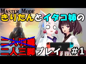 二人三脚ならマスターモードも余裕！？ゲーム歴０年のイタコ姉とブレスオブザワイルド#1【ゼルダの伝説BotW】(VOICEROID実況)