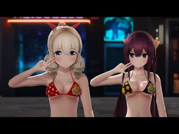 【MMD艦これ】神風 旗風 『ブラッディ・グルービー』