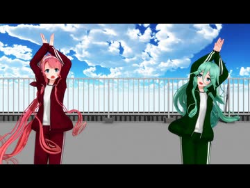 【MMD艦これ】山風・江風/テトリス(ショートver.)