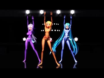 【MMD】ぴっちりスーツなミクさんたちでCAT'S EYE