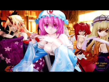 【東方MMD】東方キャラで「OKP Cipher -short-」