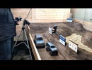 【京商MINI-Z】初めてのミニッツ4×4.4Runnerを買ったのがうれしくてオフロードコースを作ってレースをしてみた!!