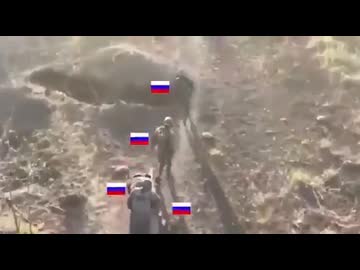 ホモと見るポイ捨てするロシア兵