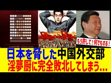日本を脅した中国外交部、淫夢厨のおもちゃになり完全敗北してしまう...