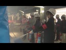 天神地下街で総合消防訓練　”店舗から出火、地下街に煙が充満”想定　約160人が参加　福岡市