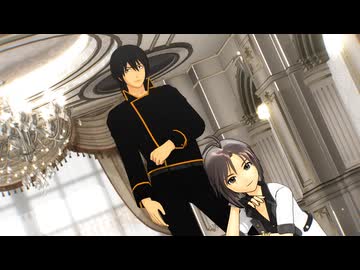 【ジャンル混合MMD】山崎退と菊地真に「Kiss me 愛してる」を踊ってもらっただけ【MMD銀魂&MMDm@ster】