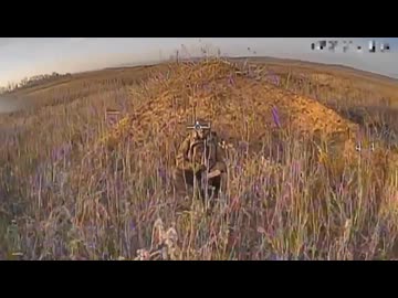 ホモと見るドローンが先か引金が先かロシア兵