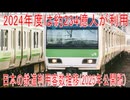 【動画News】2024年度は約234億人が利用…日本の鉄道利用客数推移(2025年公開版)(2025/12/03)