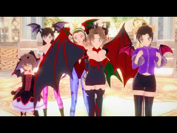 紅葉とコナンガールズで小悪魔りんご