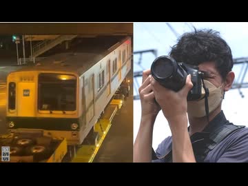 ホモと見る真夜中に怒鳴りながら撮影をする撮り鉄の群れ