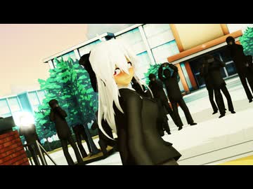 【MMD】制服ハクさんでConqueror【弱音ハク/yowane haku】