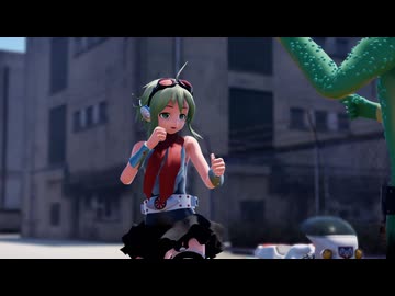 【MMD】ライダーGUMIが戦ってるよ【ままま式GUMI】