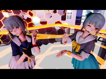 【MMD艦これ】　バブリン　(バリ&amp;バリ改二)