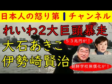 【れいわ２大巨頭】大石あきこ、伊勢崎賢治がぶっ飛びすぎ「２か月で５３兆円が吹きとぶ！」