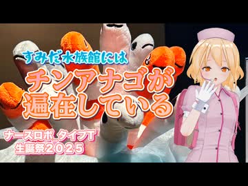 【ナースロボ＿タイプＴ誕生祭2025】すみだ水族館にはチンアナゴが遍在している【ソフトウェアトーク劇場】