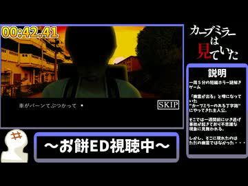 【カーブミラーは見ていた】名探偵高速解決 TrueEnd RTA 00:42【ゆっくり解説】