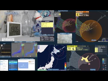 【緊急地震速報(予報)】2025年12月02日19時03分頃発生 最大震度 4 根室半島南東沖