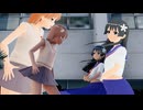 【Ray-mmd】御坂美琴と佐天涙子が学校の中庭でジッタードール
