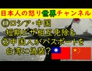 ①ロシア中国がビザ相互免除もNHKニュースの絵が怖い②中国人が台湾のパスポートに似せて日本に入国？
